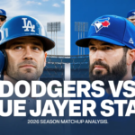 Dodgers vs Toronto Blue Jays Match Player Stats